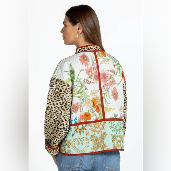 Johnny Was LILIANA QUILTED PATCH POCKET JACKET Size 3X - Picture 4 of 14